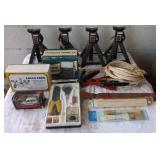 AHC129 Craftsman Jack Stands and Jumper Cables