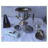 AHC260 Silver, Metronome, Diecast Car, Polished Stones