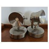 BEE035-Hampton Bay 5.1" Tall Brushed Nickel Integrated LED Spotlight/Desk Lamp (2)