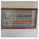 BEE057-"Tropical Love" Watercolor Art Print By ML Etre 1983