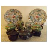 FHK104 Chinese Cloisonné, Old Plates and More