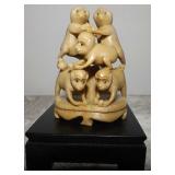 FHK139 Detailed Stone Monkey Figurine