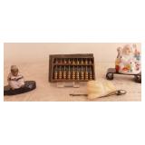 FHK170  Abacus, Happy Buddha and Jade-Like Charm