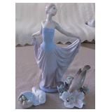 FHK303 Vintage Retired Lladro Collectible Porcelain Figurines #3