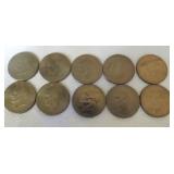 FFHK429 Ten Eisenhower Silver Dollars Bicentennial Coins #1