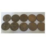 FFHK430 Ten Eisenhower Silver Dollars Bicentennial Coins #2