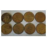 FFHK434 Eight 2000 Sacagawea $1 Coins