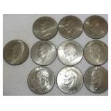 FHK451 Ten Eisenhower Silver Dollars Bicentennial Coins #4