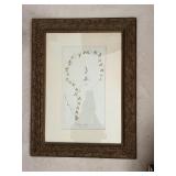 WWT010- Antique Hand Colored Botanical Engraving Prints