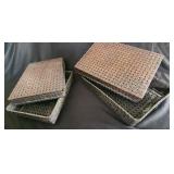 WWT023 - Antique Ikebana Boxes (2)