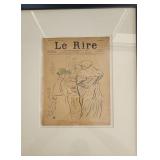 WWT025 - Framed Antique Le Rire Cover No. 114