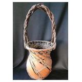 WWT055 - Antique Ikebana Basket 
