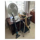 WWT058- Step Stool, Lasko Fan, Mat, Vacuum, And Hats