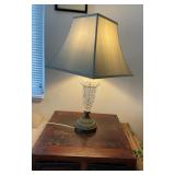 WWT059 - Beautiful Vintage Crystal Lamp