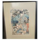 WWT085 - Antique Utugawa Kunisada Block Print 