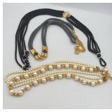 WWT140-3ea Wonderful Costume Jewelry Pieces 