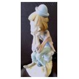 BAP002 - Lladro Porcelain Figurine "Thoughtful Clown"