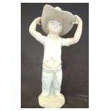 BAP006 - Vintage NAO Porcelain Figurine "Little Cowboy"