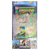 BAP068 - TOPPS Comics Jurassic Park #1 CGC 9.2