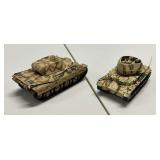 BAP086- 2 Vintage German 1998 Mattel Tanks