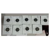 BAP116- 1971-1979 One Dime Coins 