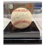 BAP119 Bob Feller Autographed Baseball - HOF Pitcher 