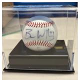 BAP121 Bob Wilson Autographed Baseball. 