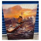 BAP410 - Limited Edition Giclee on Canvas By Leohone - He Noho Kou I Ko ‘ u Wa ‘ a