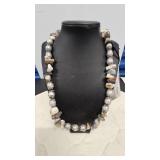 BAP503 -Stunning Mother Of Pearl Necklace By Artist Extraordinaire Myrna Lee Chang