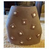 RSN012- Unique Handcrafted Pottery Signed By Johnston 