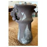 RSN030- Handcrafted Ikebana Pottery Vase - Signed by Artist