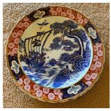RSN060- Tia Hodo Japanese Imari Takarabune Treasure Boat Platter