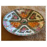RSN072- Vintage Famile Rose Medallion Chinese Porcelain Platter