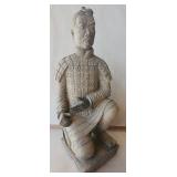 RSN079- Vintage Kneeling TerraCotta Warrior 