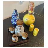 RSN096- Sake Bottles And Cups