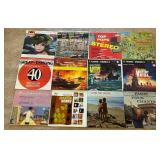 RSN117- Variety Vintage Vinyl Records (Victory At Sea, Some Enchanted Evening, And More)