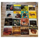 RSN119- Vintage Vinyl Records Variety Of Records (101 Strings, Walt Disney, And More)