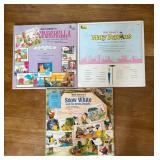 RSN126- Three Vintage Disney Vinyl Records