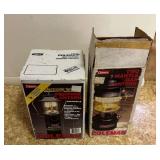 RSN173- Pair of Coleman Propane Lanterns with Accessories