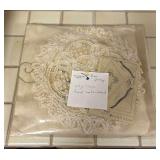 RSN177- 100% Linen Hand Embroidery Made In Italy