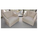 FHT001 Pair of Exquisite Vintage Arm Chairs