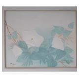 FHT003 Large Oil Painting signed by Artist P. Mills