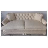 FHT005 Vintage Plush Lounge Chair Chaise Sofa