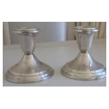 FHT023 Vintage Gorham Sterling 938 Candlesticks