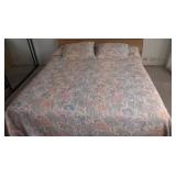 FHT095 Beautyrest King Size Mattress, Box Spring, Frame, Comforter and More