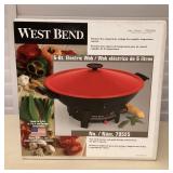 MMM021 West Bend 6-Quart Electric Wok New
