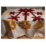 MMM035 Vintage Hawaiian Quilt Style Bedspread 