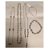 MMM079 Sterling Silver Necklaces & Bracelets 