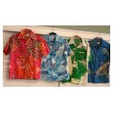 MMM098 Four Vintage Aloha Shirts