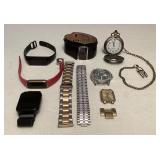 MMM136 Pocket Watch, Fit Bit Style Bands, Smart Watch? & Watch Parts